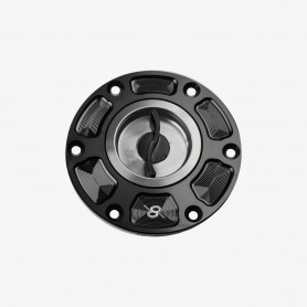 Bonamici Aluminum Tank Cap for Triumph Daytona / Street Triple / Speed Triple - SILVER