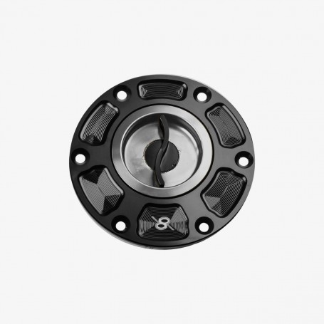 Bonamici Aluminum Tank Cap for Triumph Daytona / Street Triple / Speed Triple - SILVER