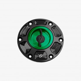 Bonamici Aluminum Tank Cap for Triumph Daytona / Street Triple / Speed Triple - GREEN