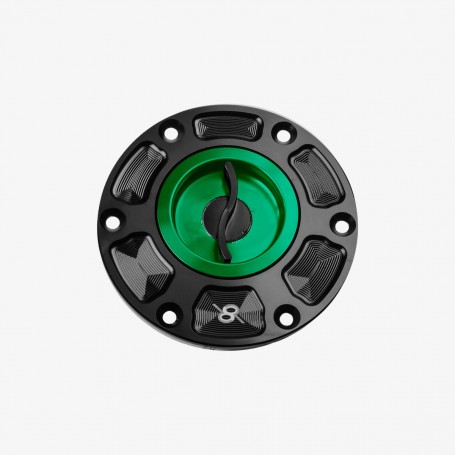 Bonamici Aluminum Tank Cap for Triumph Daytona / Street Triple / Speed Triple - GREEN