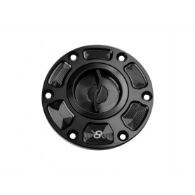 Bonamici Aluminum Tank Cap for Triumph Daytona / Street Triple / Speed Triple - BLACK
