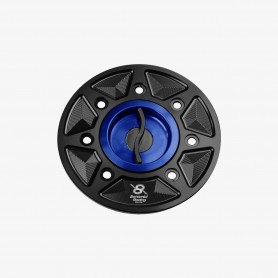 Bonamici Aluminum Tank Cap for Kawasaki Ninja 400 - ZX-4R/RR  /  ZX-6R / ZX-10R / Z650 - Z900 - BLUE