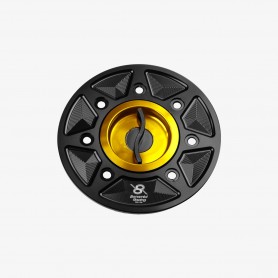 Bonamici Aluminum Tank Cap for Kawasaki Ninja 400 - ZX-4R/RR  /  ZX-6R / ZX-10R / Z650 - Z900 - GOLD