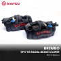 Brembo Radial GP4-RS Monoblock Brake Calipers Kit 108mm - Black