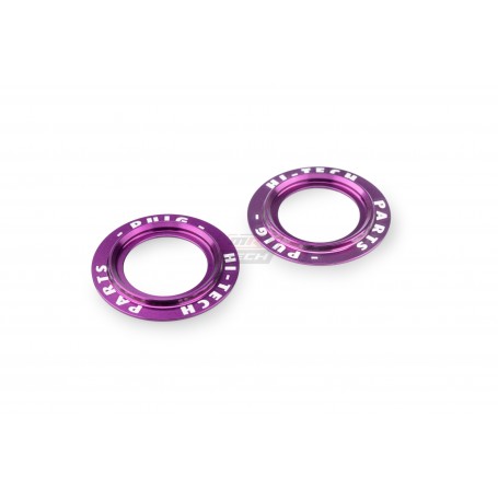 Spare - Anodized Aluminium Ring Set for Swing Arm Protection - Purple