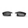 Akrapovic Chopped Carbon Fibre Mirror Cap Set - Matte BMW
