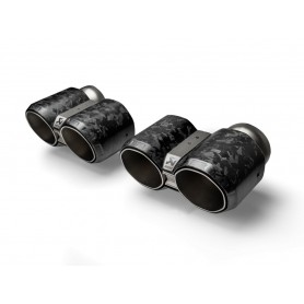 Akrapovic Tail Pipe Set (Chopped Carbon) BMW