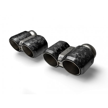 Akrapovic Tail Pipe Set (Chopped Carbon) BMW