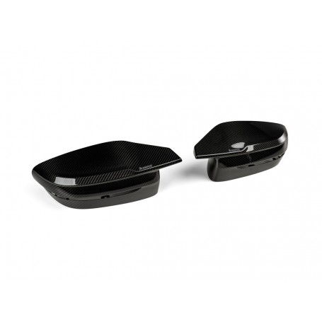 Akrapovic Carbon Fibre Mirror Cap Set - High Gloss BMW