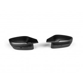 Akrapovic Carbon Fibre Mirror Cap Set - Matte BMW