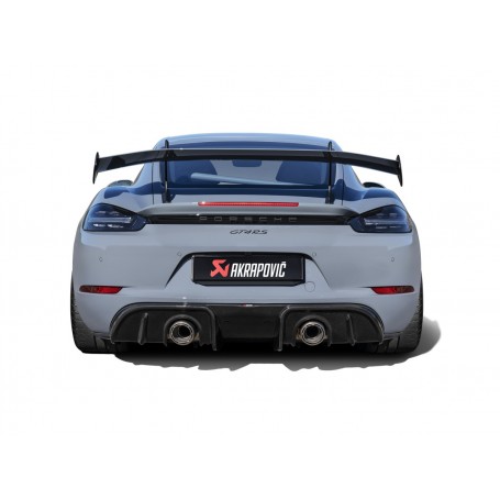 Akrapovic Rear Carbon Fibre Diffuser - High Gloss Porsche