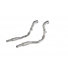 Akrapovic Downpipe / Link pipe set (SS) Audi