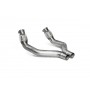 Akrapovic Link pipe set (SS) - for Akrapovič aftermarket exhaust system Audi
