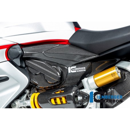 Subframe Cover with cam Cover left Ducati Streetfighter V2 - glossy