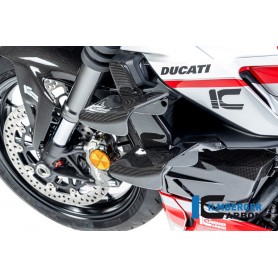Radiator Cover left Ducati Streetfighter V2 - glossy