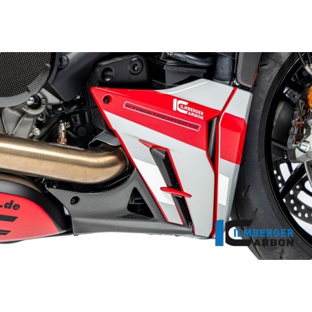 Bellypan Insert right Ducati Streetfighter V2 - glossy
