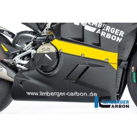 Bellypan for low Exhaust Panigale V4 (S) 2022 Racing - glossy