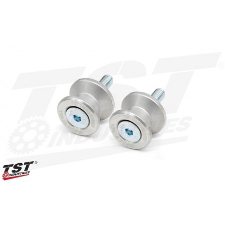 TST M10 Anodized Aluminum Swingarm Spools