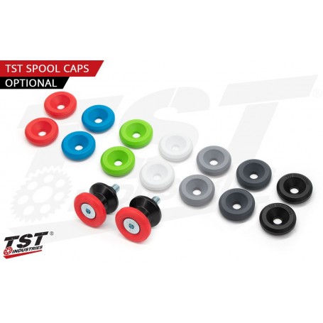 TST Spooled Captive Chain Adjusters for Yamaha FZ-07 / MT-07 / XSR700