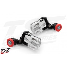 TST Spooled Captive Chain Adjusters for Kawasaki Z125 PRO (2017+)