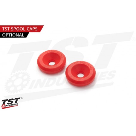 TST M6 Anodized Aluminum Swingarm Spools