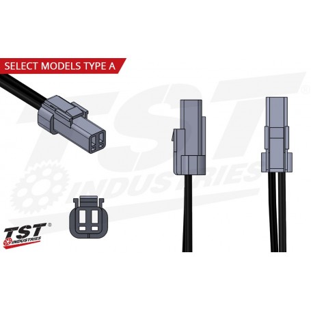 TST Turn Signal Plug Adapter for Select Motorcycles - Type A (2-2)