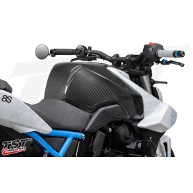 TST WORX Carbon Fiber Tank Cover Extender for Suzuki GSX-8S 2023+ / GSX-8R 2024+