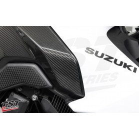 TST WORX Carbon Fiber Tank Cover Extender for Suzuki GSX-8S 2023+ / GSX-8R 2024+
