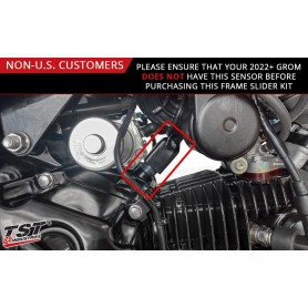TST Frame Sliders for Honda Grom 2022+