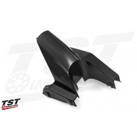 TST Twill Carbon Fiber Rear Tire Hugger & Chain Guard for Honda Grom 2014-2020