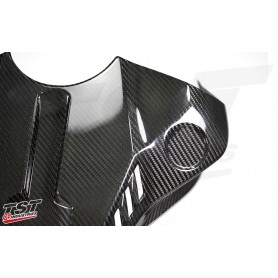 TST Twill Carbon Fiber Tank Cover YZF-R1 2015+