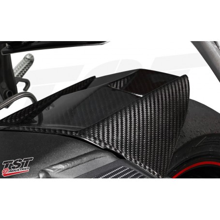 TST Twill Carbon Fiber Rear Hugger for Yamaha YZF-R6 2006-2020