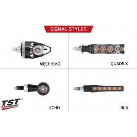 TST LED Front Pod Turn Signal Bundle for Select Honda Motorcycles