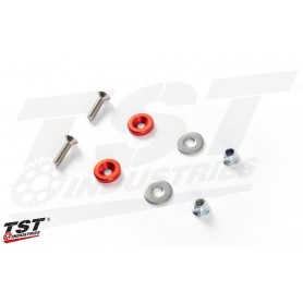 TST Anodized License Plate Mounting Hardware