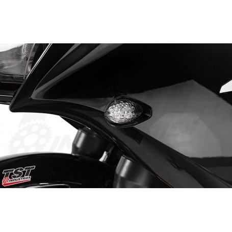 TST Full Fit LED Front Flushmount Turn Signals for Honda CBR300R / CBR250R