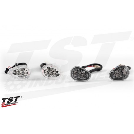 TST HALO-GTR Front LED Flushmount Turn Signals for Yamaha YZF-R7 (2022+)