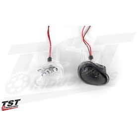 TST HALO-GTR Front LED Flushmount Turn Signals for Yamaha YZF-R6 (2008-2016)