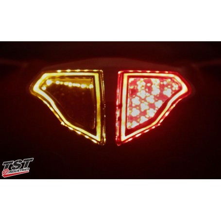 TST LED Integrated Sequential Tail Light for Ducati 848 1098 1198