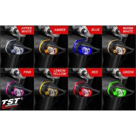 TST MECH-GTR Front LED Turn Signals for Kawasaki Z900. Z650. Z400. ZH2