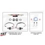 TST MECH-GTR Front LED Turn Signals for Kawasaki Z900. Z650. Z400. ZH2