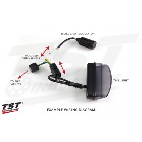 TST Brake Light Modulator for OEM & TST Integrated Tail Light Suzuki DR-Z400S/M
