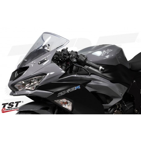 TST Mirror Block Off Plates for Select Kawasaki Ninja Motorcycles