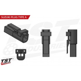 TST Y-Style Signal Harness Splitter for Suzuki Type A Plugs
