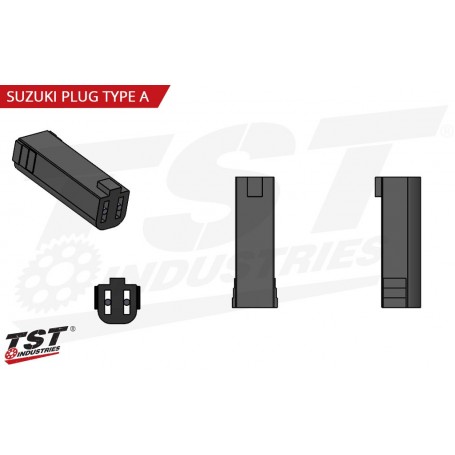 TST Y-Style Signal Harness Splitter for Suzuki Type A Plugs