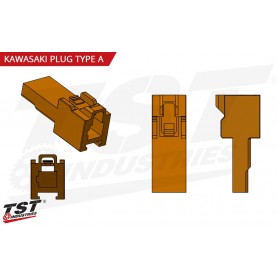 TST Y-Style Signal Harness Splitter for Kawasaki Type A Plugs