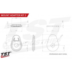 TST Pod Turn Signal Mount Adapter Kit 2