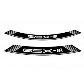 Puig Kit 8 Rim Strips Suzuki GSX-8R - Silver