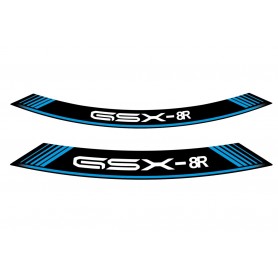 Puig Kit 8 Rim Strips Suzuki GSX-8R - Blue
