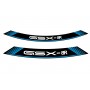 Puig Kit 8 Rim Strips Suzuki GSX-8R - Blue