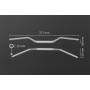 Wunderlich ERGO Tapered Aluminium Handlebar - Black